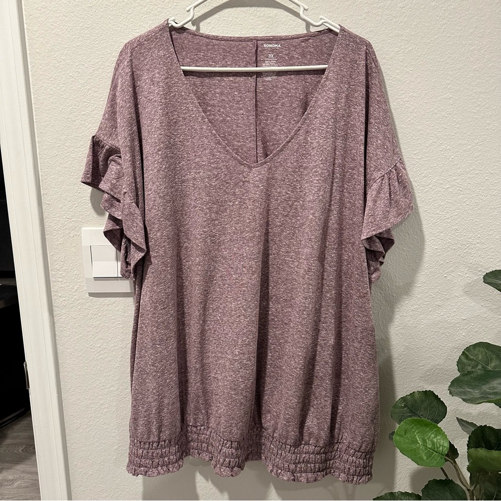 Sonoma Flutter Sleeve Top